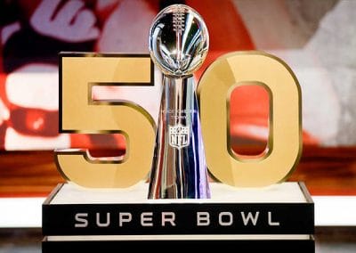 Super Bowl ถ้วยรางวัลที่ผลิตโดย Tiffany & Co.